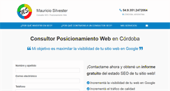 Desktop Screenshot of mauriciosilvester.com