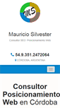 Mobile Screenshot of mauriciosilvester.com